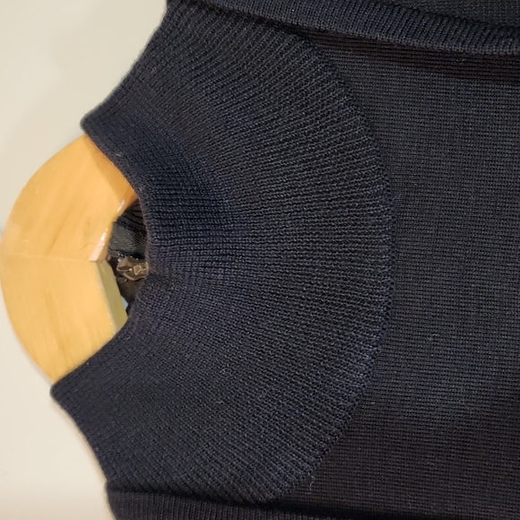 Maggie London Black Sweater Dress & Vest - Picture 7 of 8